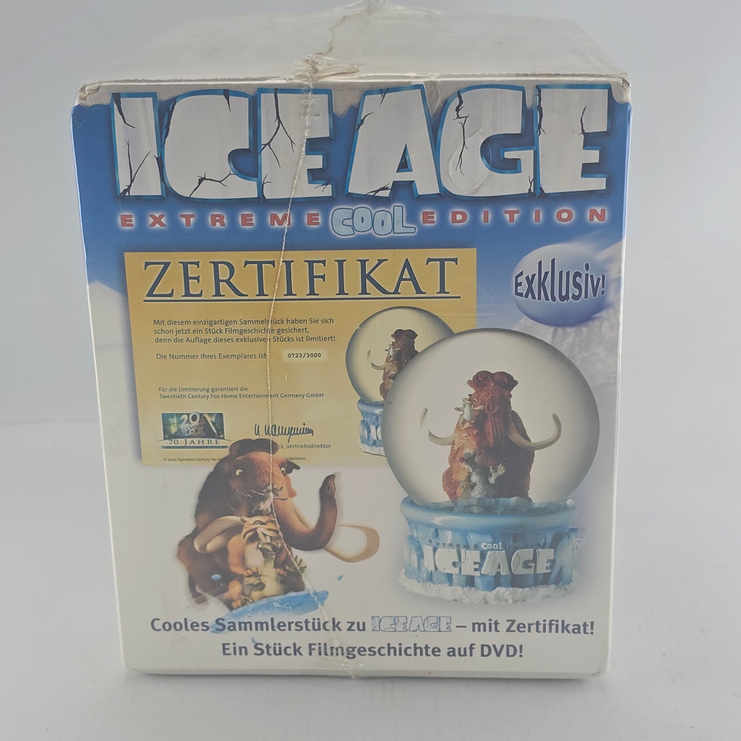L'Âge de Glace DVD Coffret Édt Extrêmement Cool + Boule à Neige Collector Zone B