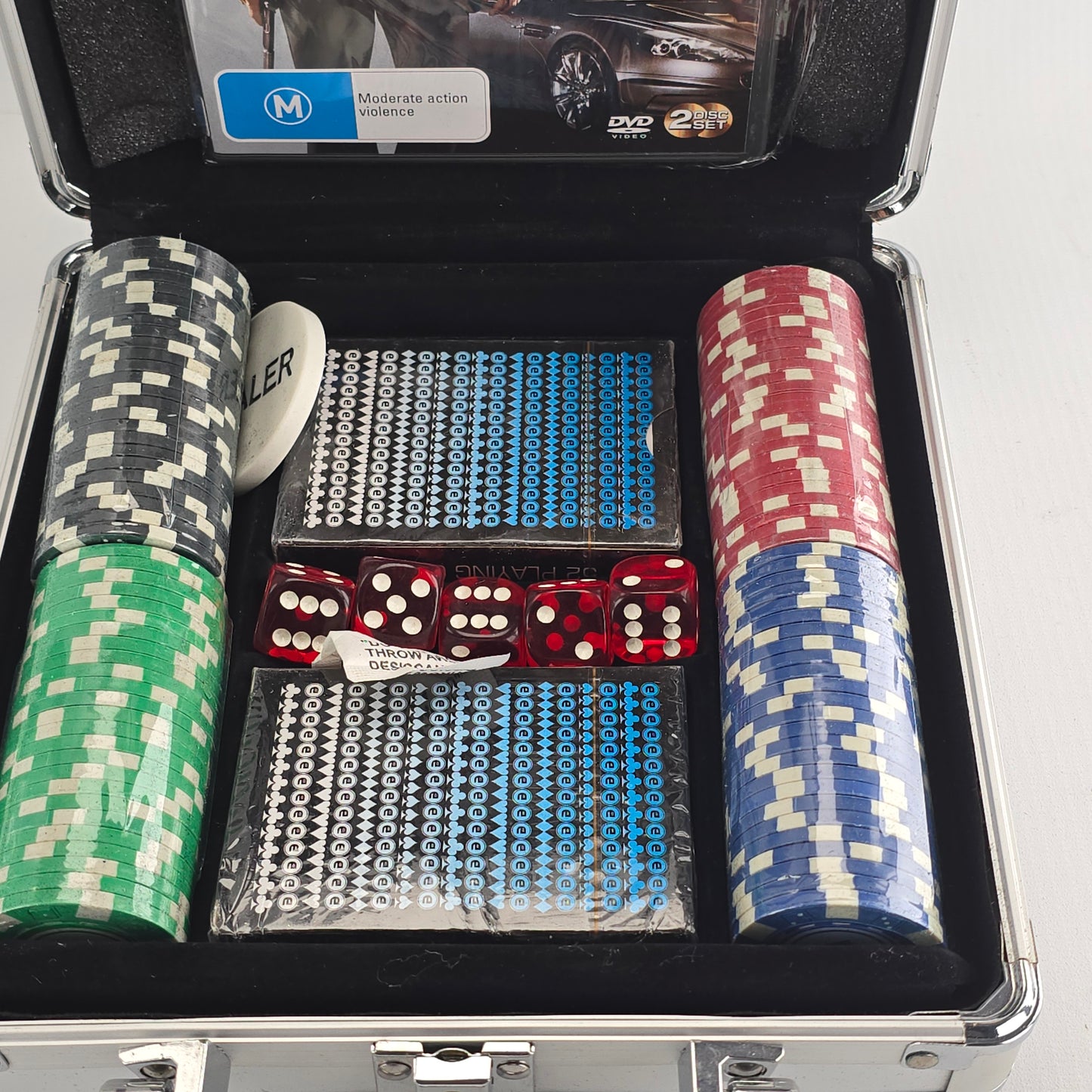 Casino Royale DVD Collection Edition Limitée Valise en aluminium Poker Zone 2