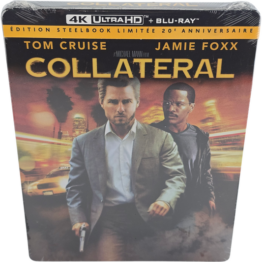 Collateral 4K Ultra HD + Blu-ray steelbook Tom Cruise, Jamie Foxx Zone B
