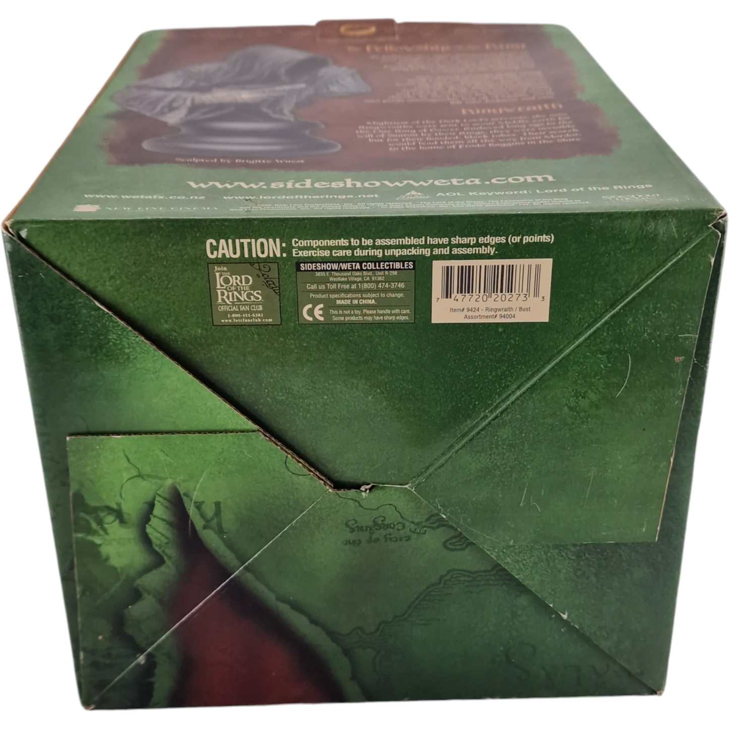 Seigneur des Anneaux Buste Resine Ringwraith Sideshow Weta  Polystone 1/4