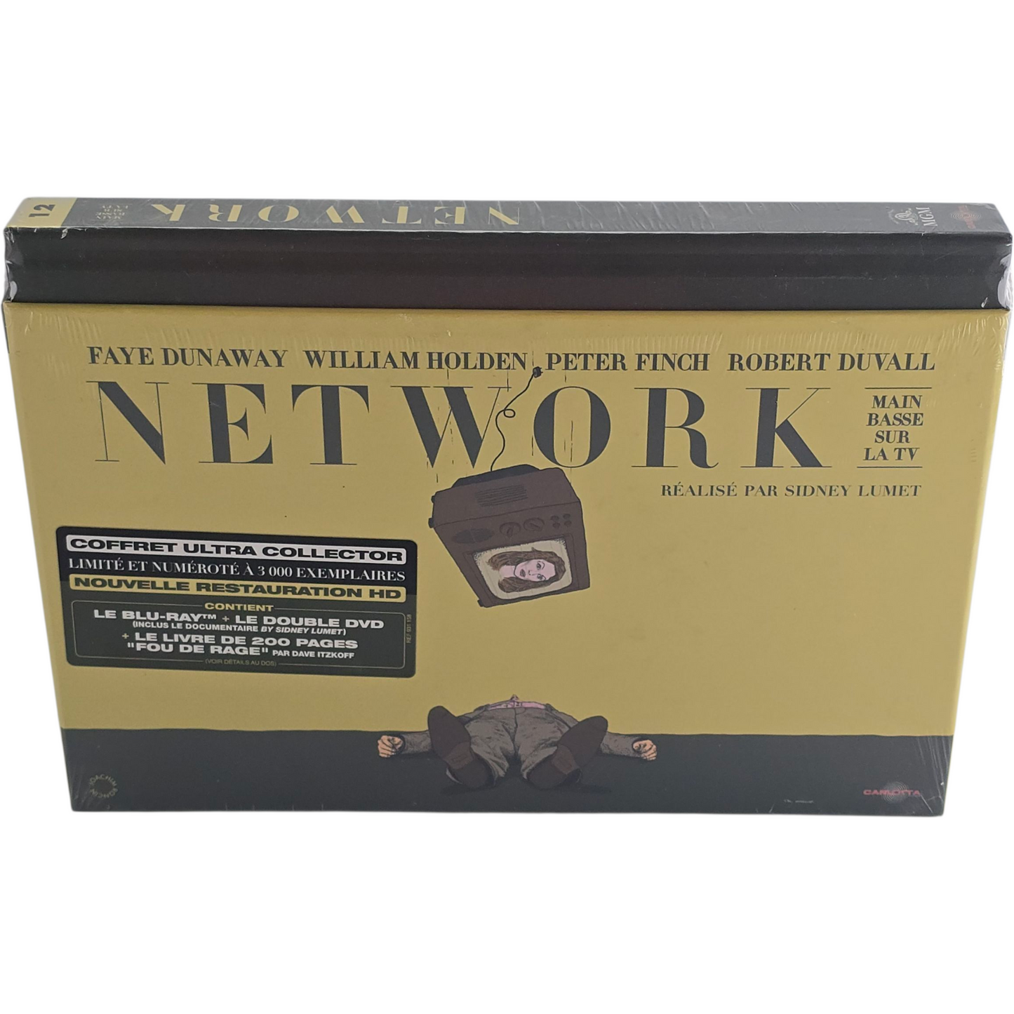 Network, main basse sur la TV Coffret Ultra Collector  Blu-ray + DVD + Livre Zone B