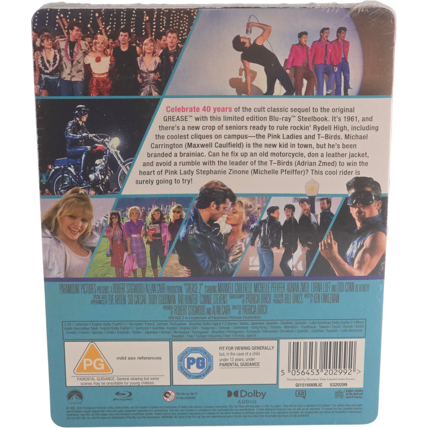 Grease 2  SteelBook  Blu-ray Édition limitée 40e anniversaire Zone B . A