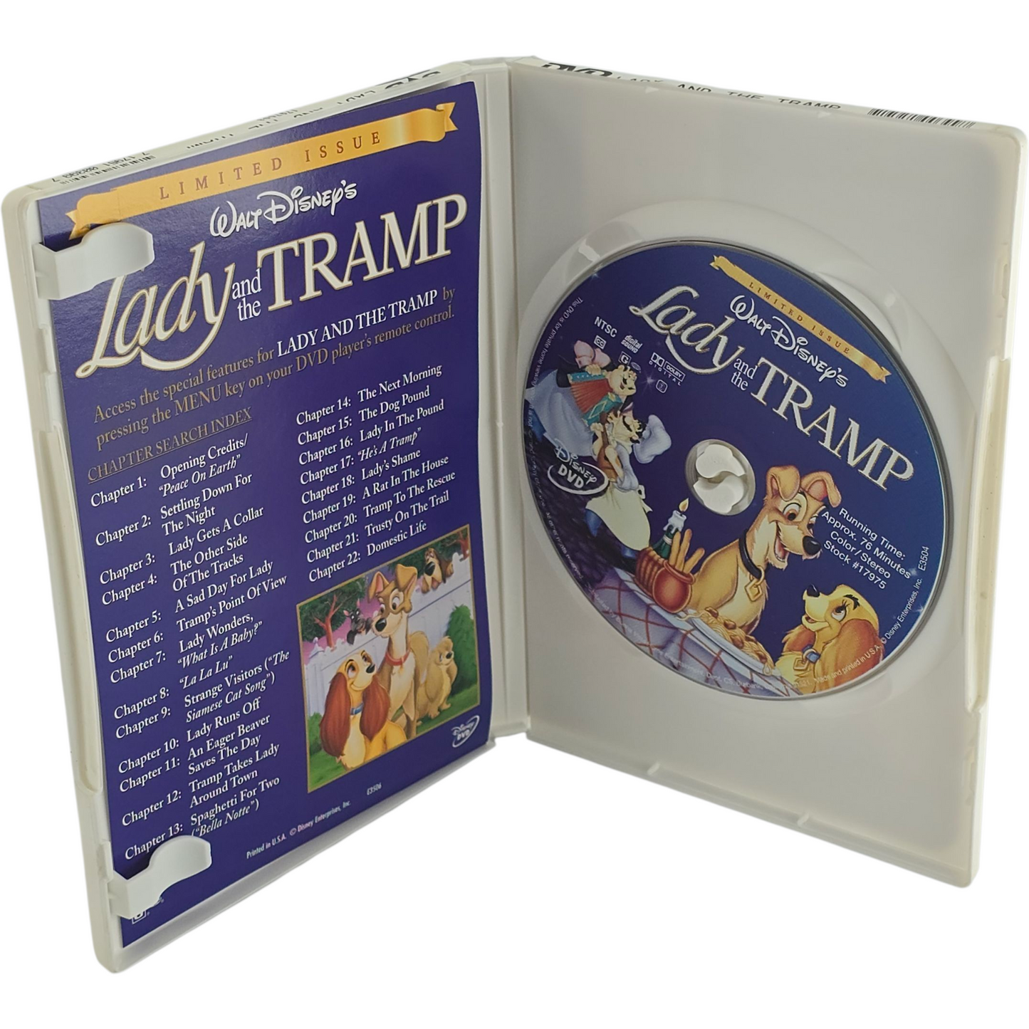 Lady and the Tramp DVD Disney Classic Collection Zone 1 US Import