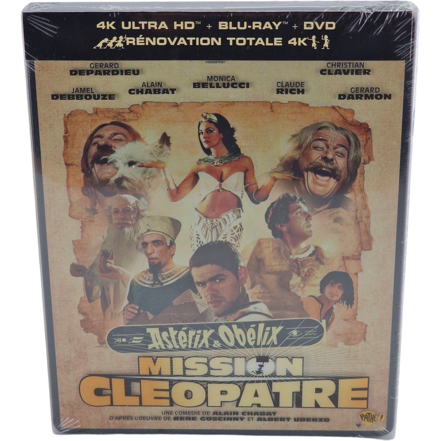 Astérix & Obélix: Mission Cléopâtre SteelBook 4K Ultra HD + Blu-ray + DVD Libre