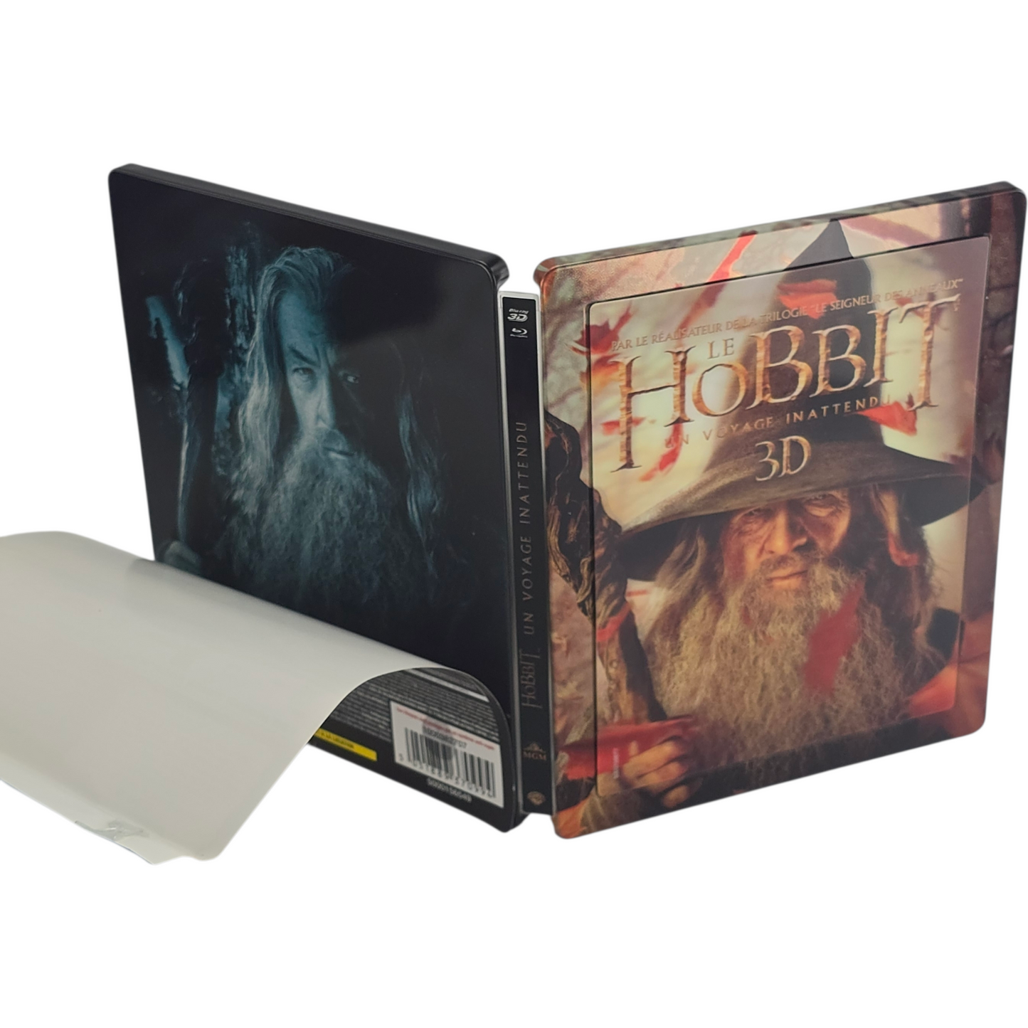 The Hobbit : An Unexpected Journey Gandalf SteelBook Blu-ray + DVD  Lenticular B