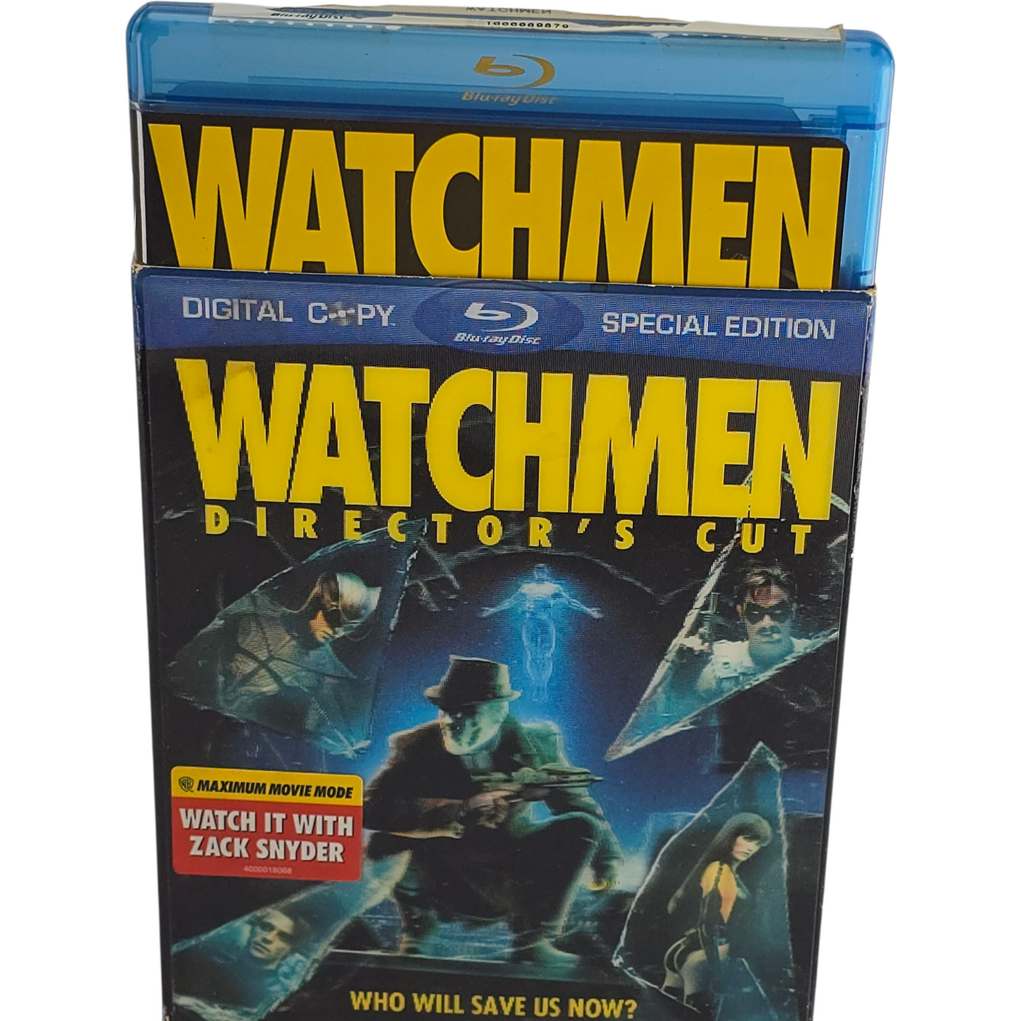 Watchmen Blu-ray + sleeve cover lenticular Director's Cut Zone 1 US Import