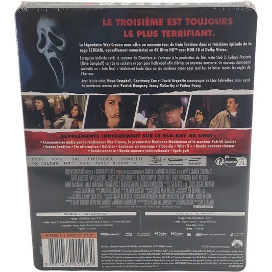 Scream 3 - SteelBook 4K Ultra HD + Blu-ray - Visuel 3