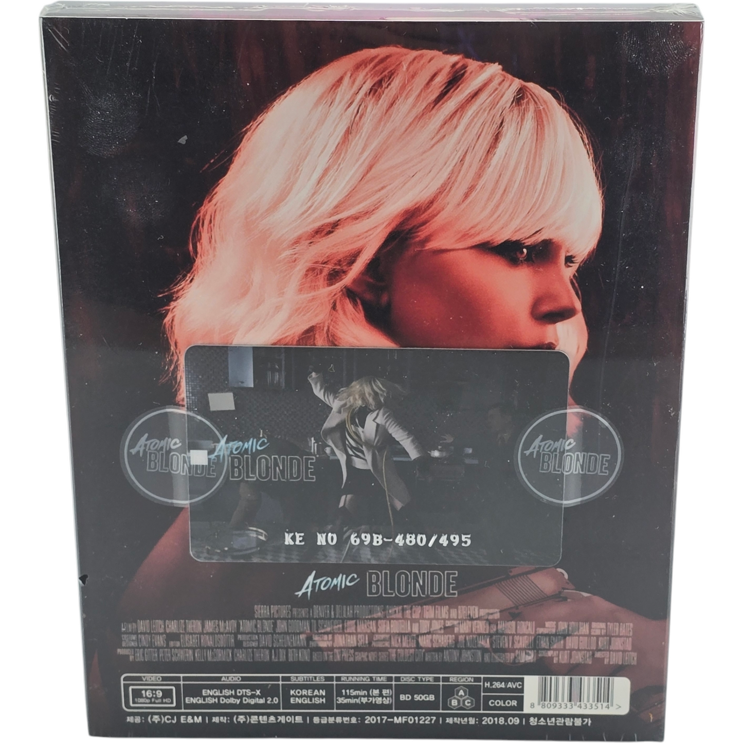 Atomic Blonde 4K HD+Blu-ray Steelbook KimchiDVD Lenticulaire Numérotée 495 Ex-18