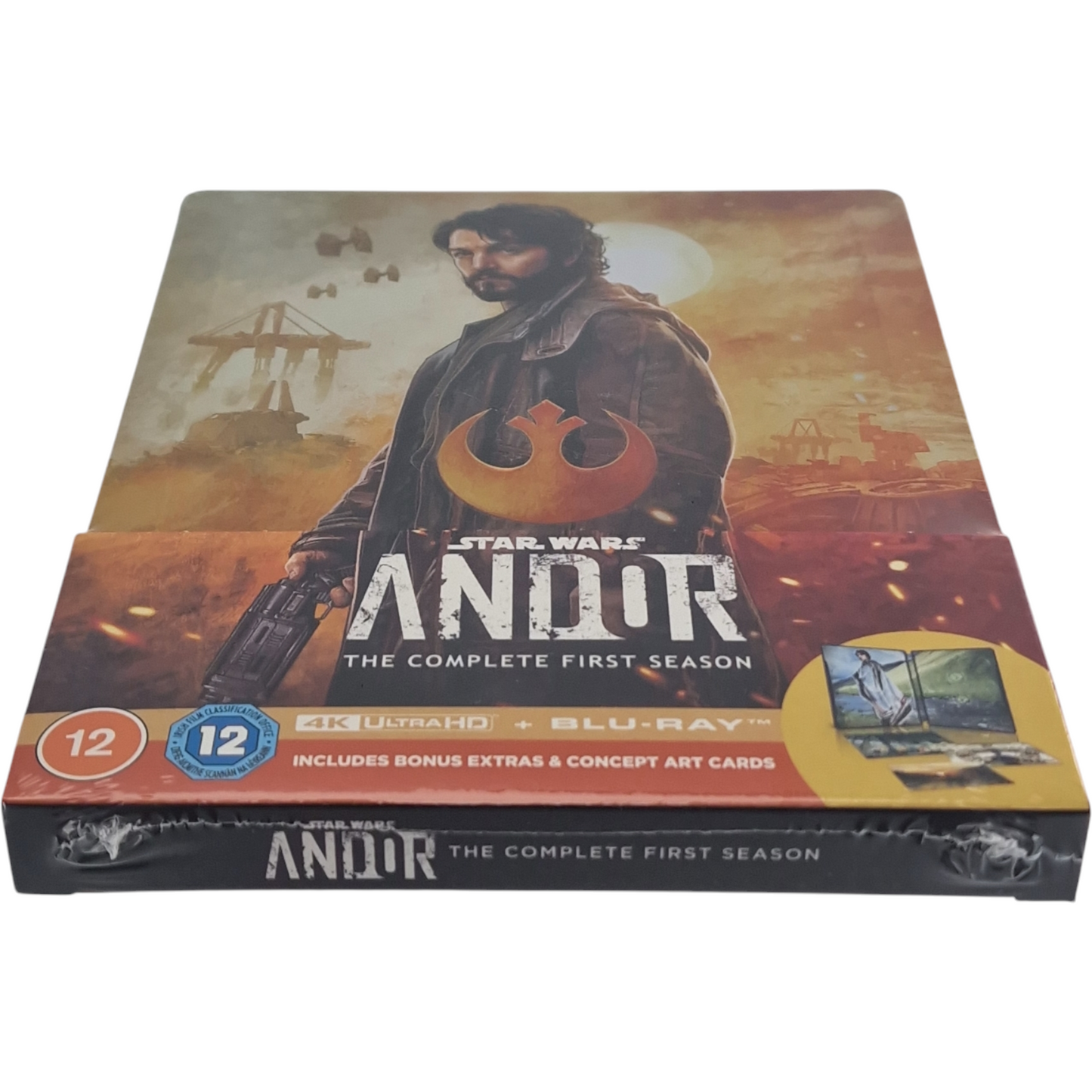Andor: Saison 1 Complètes SteelBook Embossé 4K Ultra HD + Blu-ray Disney Zone B