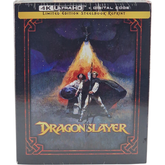 Dragonslayer Le Dragon du lac de feu SteelBook 4K UHD US VF Mono Reprint Atmos
