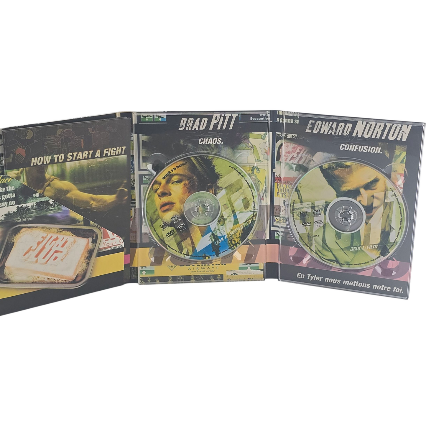 Fight Club 2 X DVD DigiPack Collector Brad Pitt, Edward Norton Zone 2