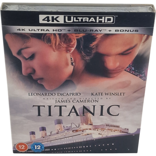 Titanic 4K Ultra HD + Blu-ray + [étui] Leonardo DiCaprio, Kate Winslet Libre