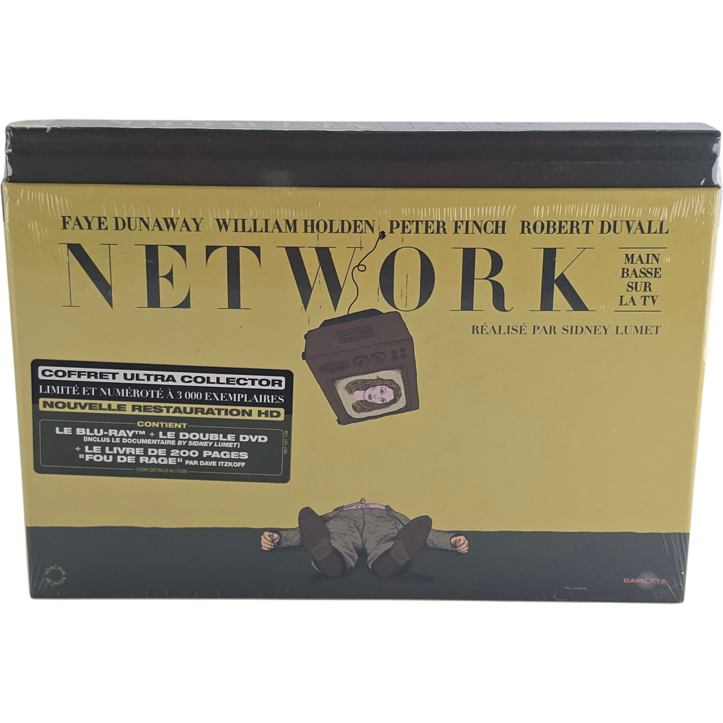 Network, main basse sur la TV Coffret Ultra Collector  Blu-ray + DVD + Livre Zone B