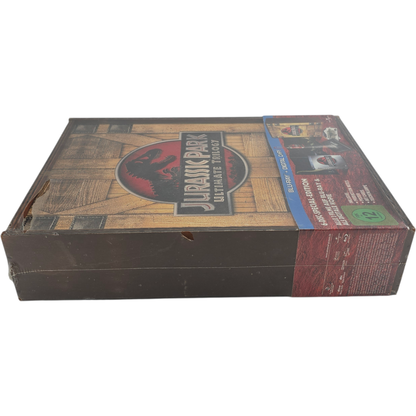 Jurassic Park Ultimate Trilogy Blu-ray  Ltd Edition boîte bois Collector Zone B