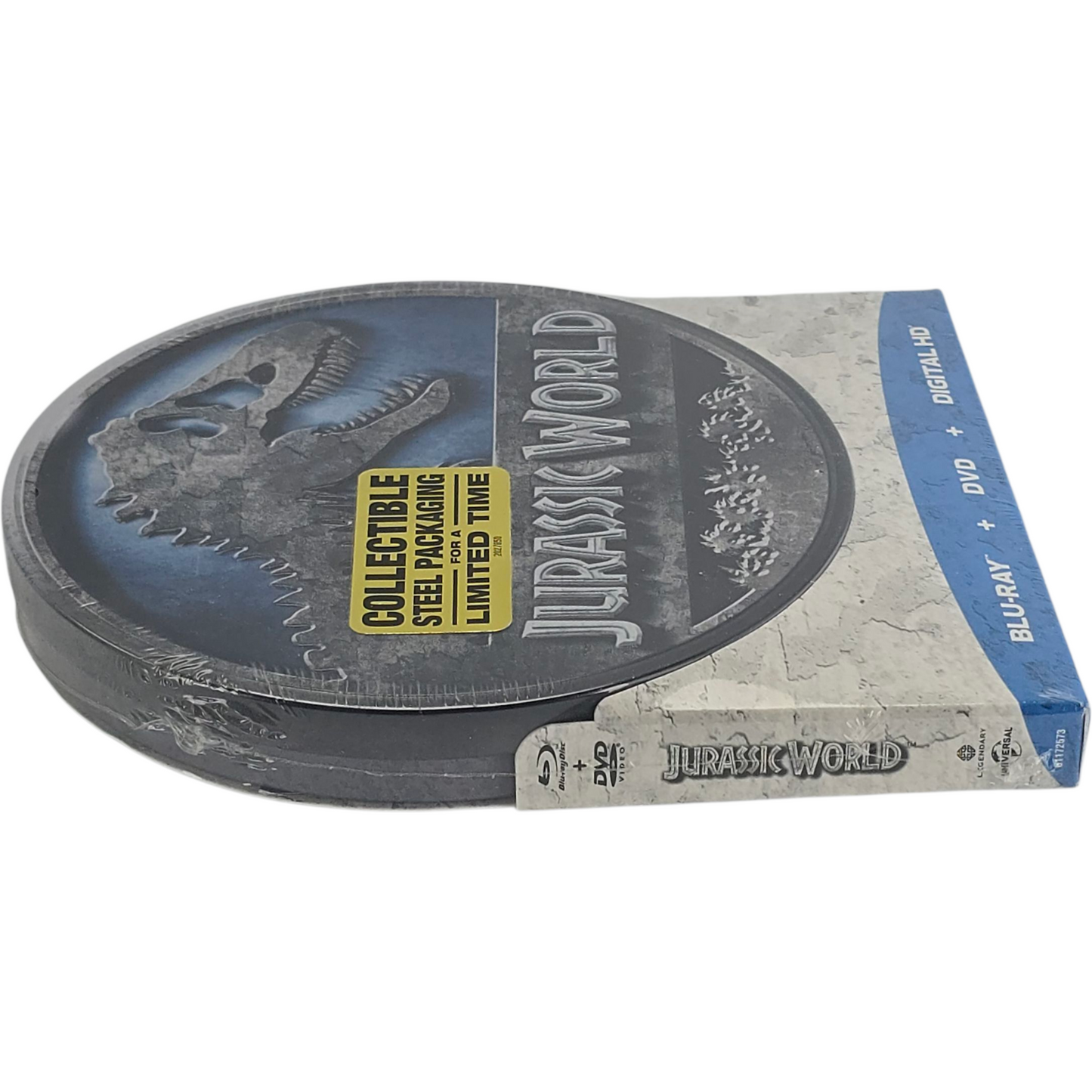 Jurassic World (2015)  Blu-ray Boîtier arrondi collector Metal Débossé  Zone A