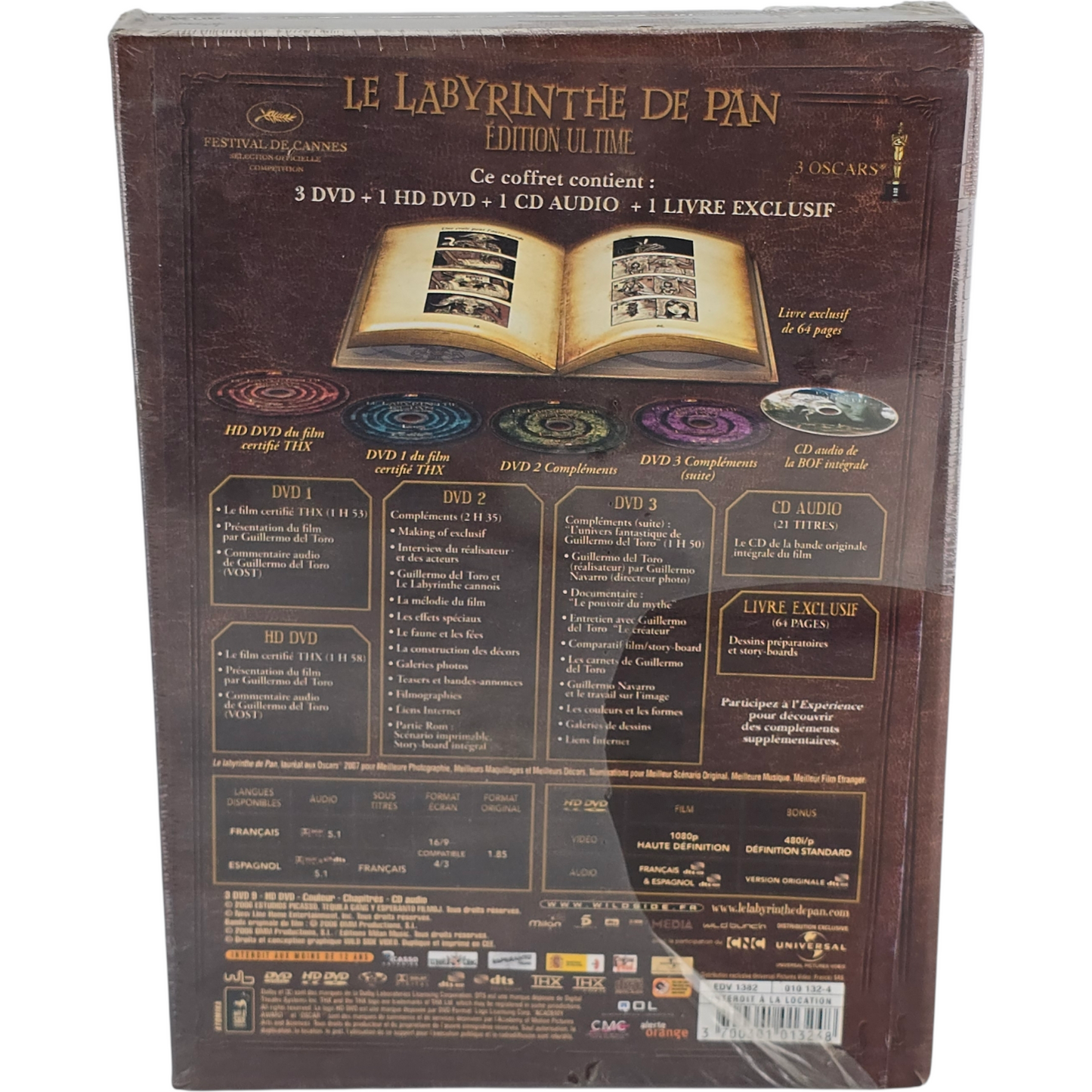 Le Labyrinthe De Pan DVD Édition Ultime  Guillermo Del Toro Collector Ltd Zone B