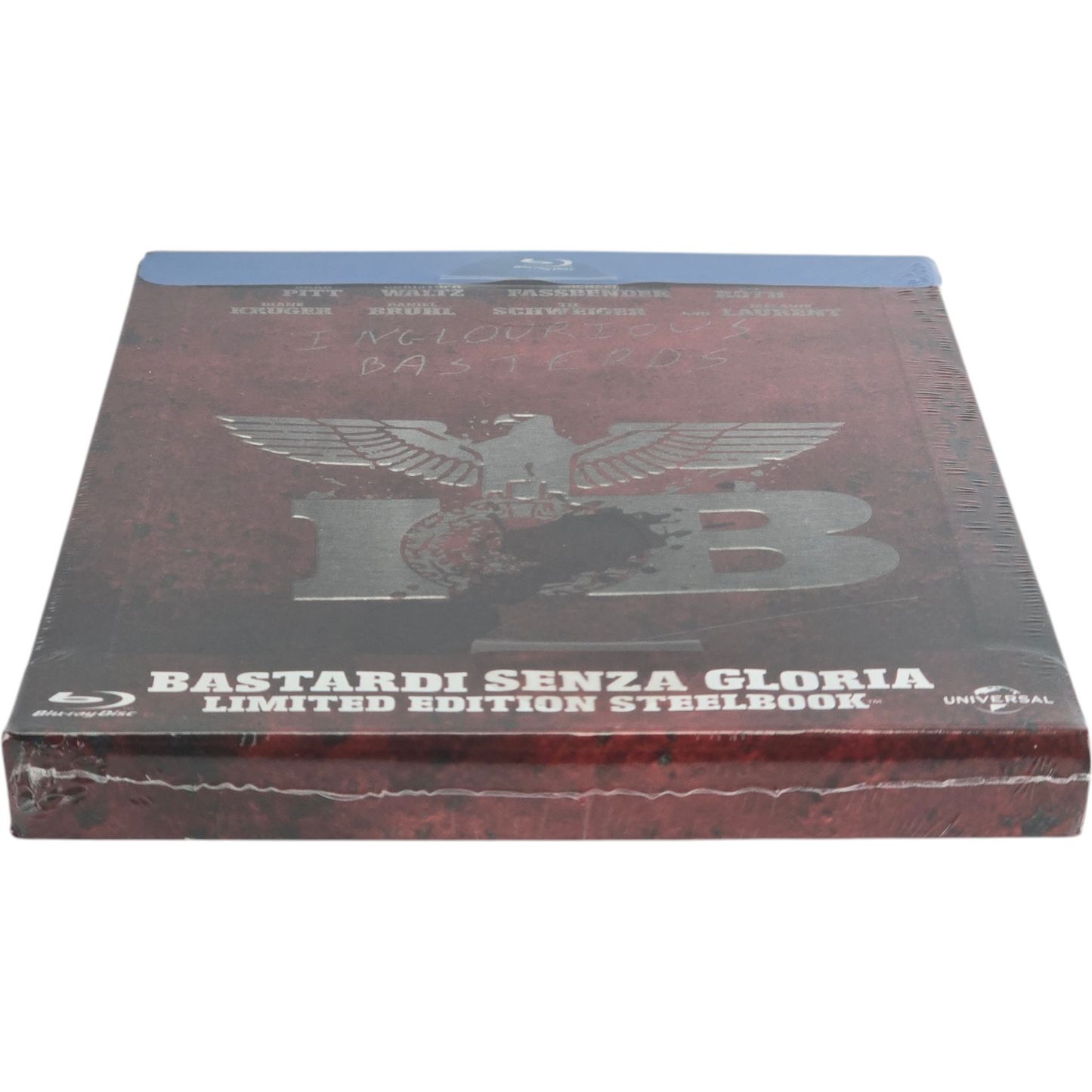 Inglourious Basterds Blu-ray SteelBook Débossé  Brad Pitt Tarantino 2016 [-18] B