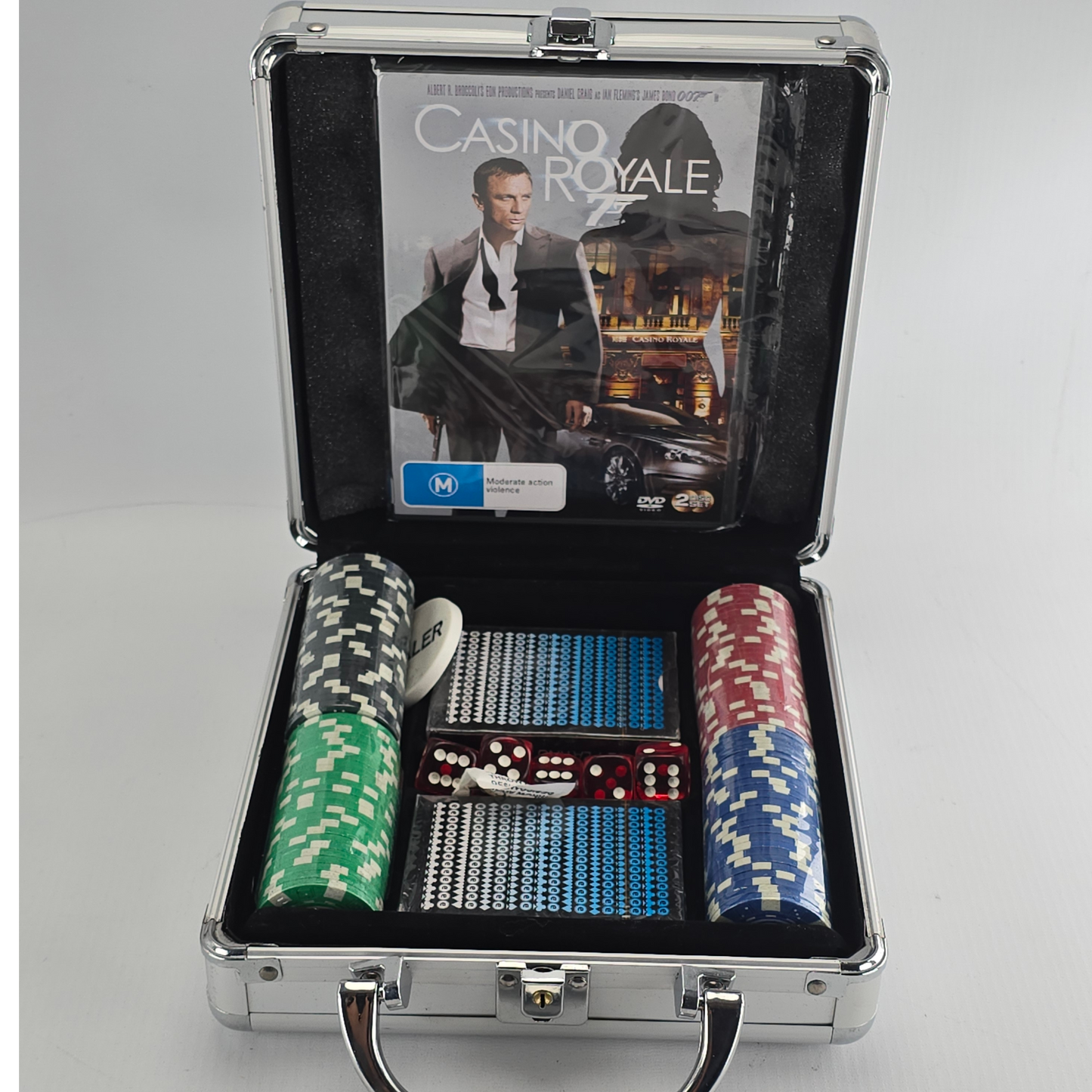 Casino Royale DVD Collection Edition Limitée Valise en aluminium Poker Zone 2