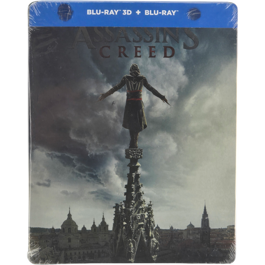 Assassin’s Creed SteelBook Blu-ray 3D + 2D Italie Zone B Michael Fassbender