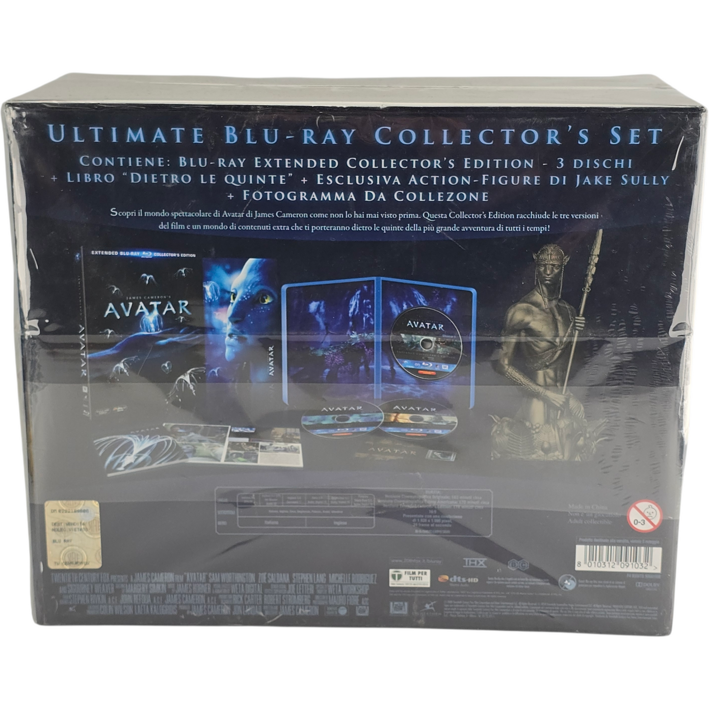 Avatar Blu-ray Collector étendue Série Limitée Numérotée Statuette Senitype Livre B