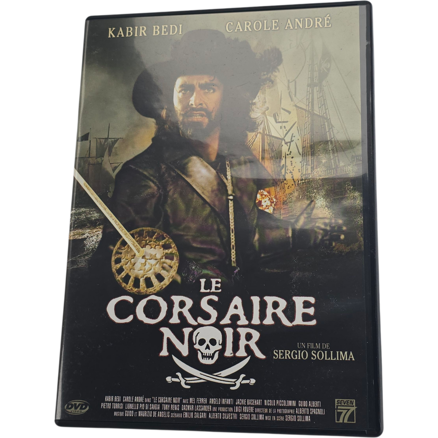 Le Corsaire Noir  DVD Digipack Version remasterisée Kabir Bedi  Zone B