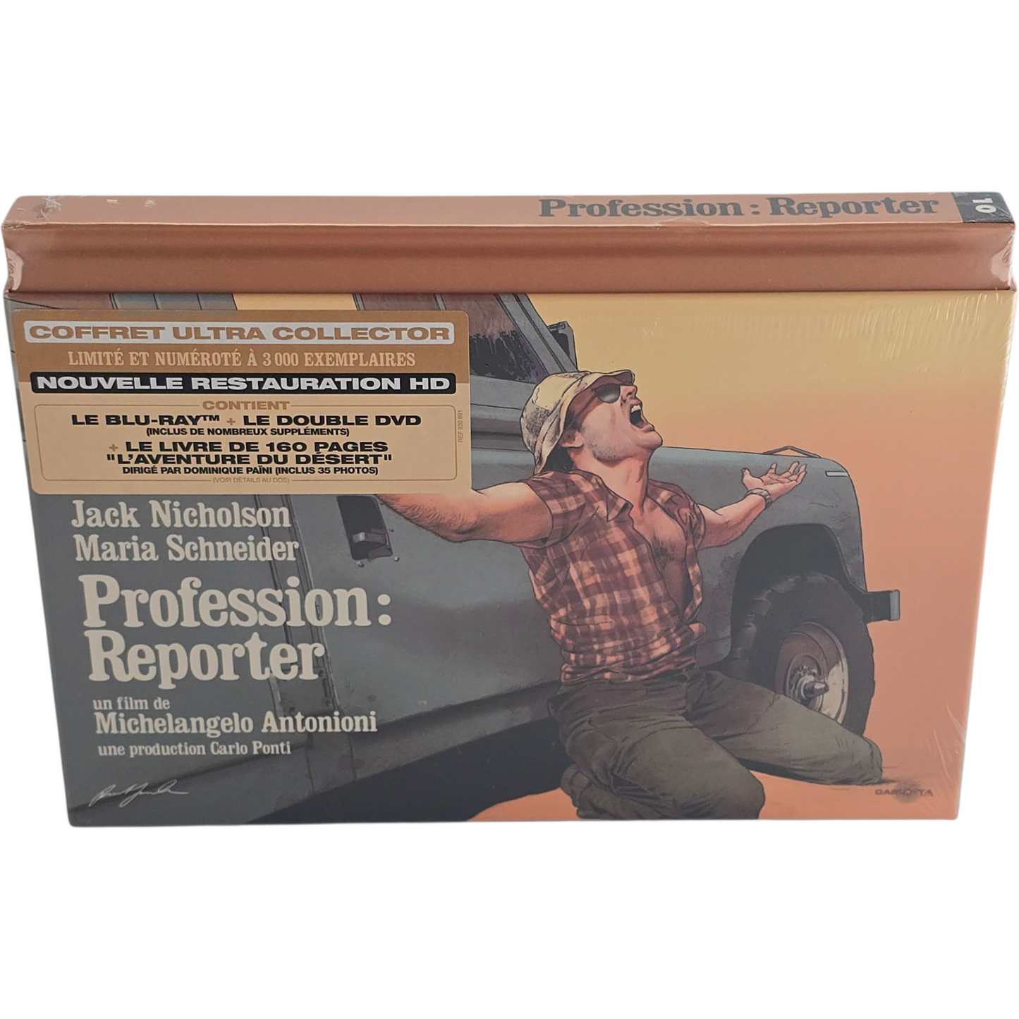 Profession Reporter Jack Nicholson, Ultra Collector  Blu-ray + DVD + Livre Zone B
