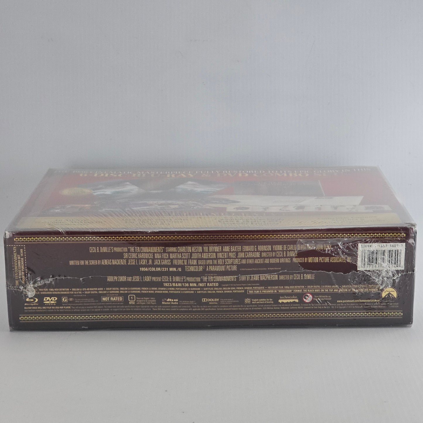 Les Dix commandements  3 Blu-ray + 3 DVD Édt Ltd Prestige Collector Zone 1