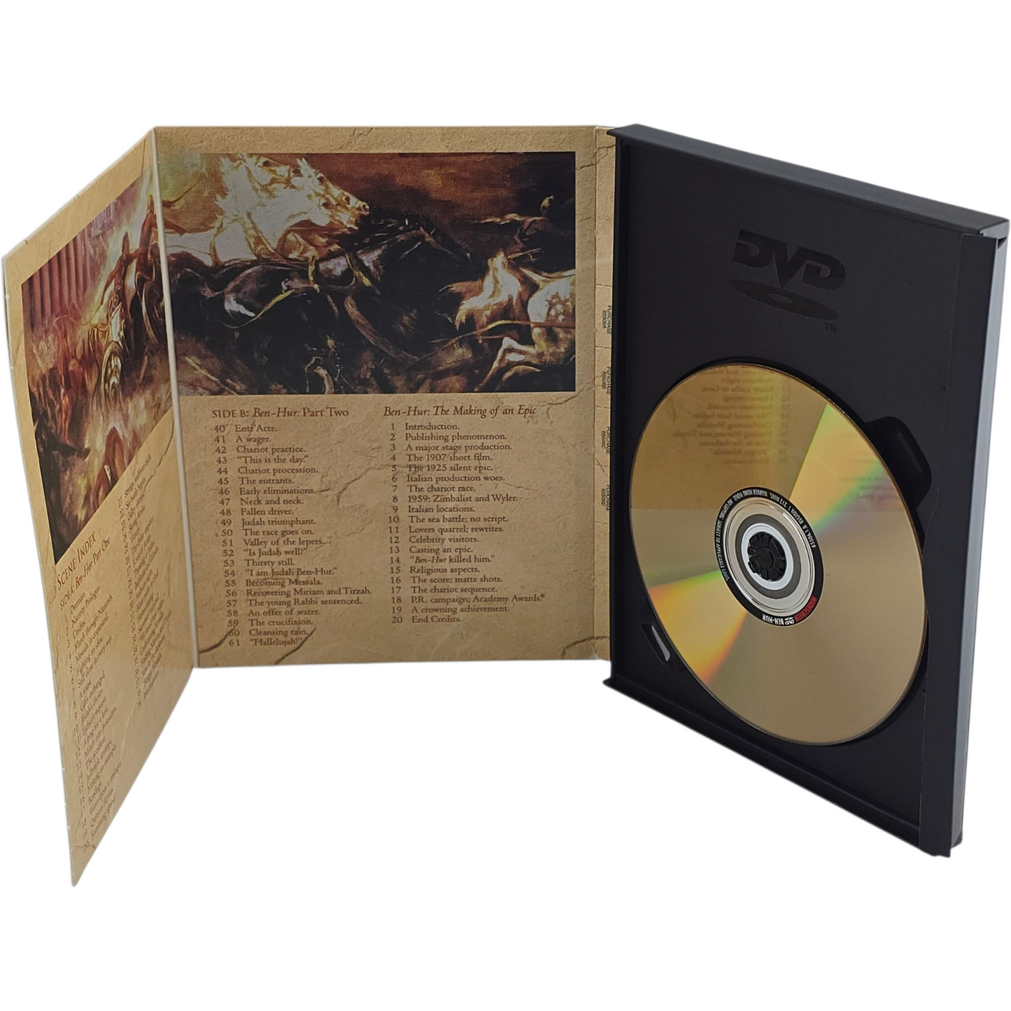 Ben-Hur DVD Director's Cut Snap Case Charlton Heston, Zone 1 US Import