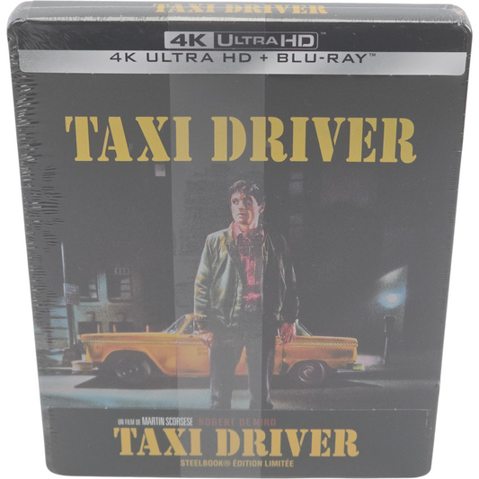 Taxi Driver 4K Ultra HD + Blu-ray SteelBook Robert De Niro Zone Libre  [-18]