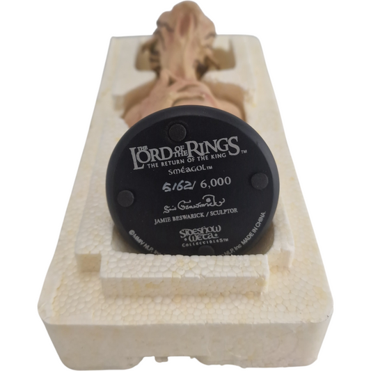 Seigneur des Anneaux Buste résine Smeagol Sideshow Weta Limitée 6000 Ex Polystone 1/4 - visuel 3