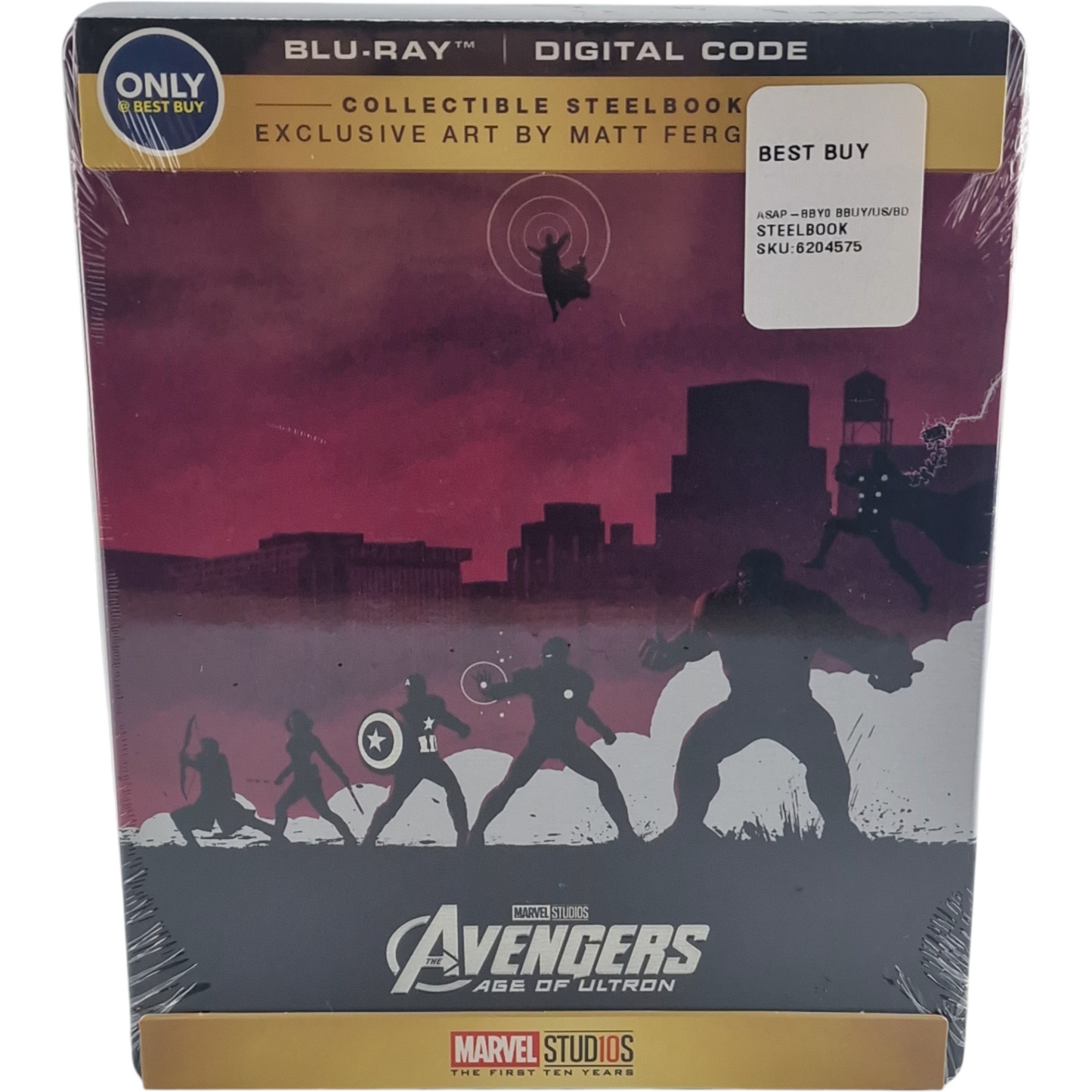 Avengers: Age of Ultron Blu-ray SteelBook Titre Débossé Best Buy2018 A Zone