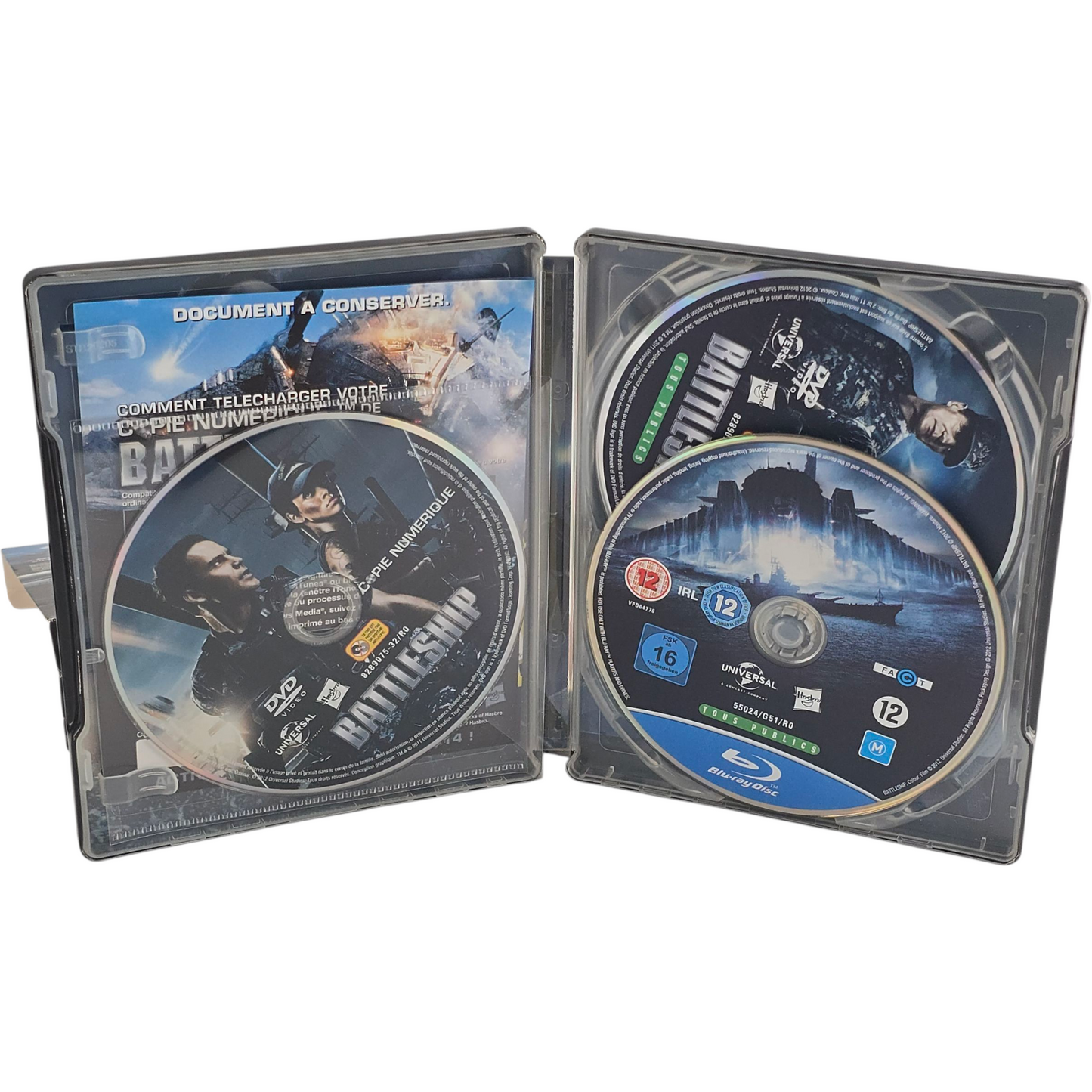 Battleship  Blu-ray + DVD Steelbook Débossé Édt Ltd  Taylor Kitsch,B