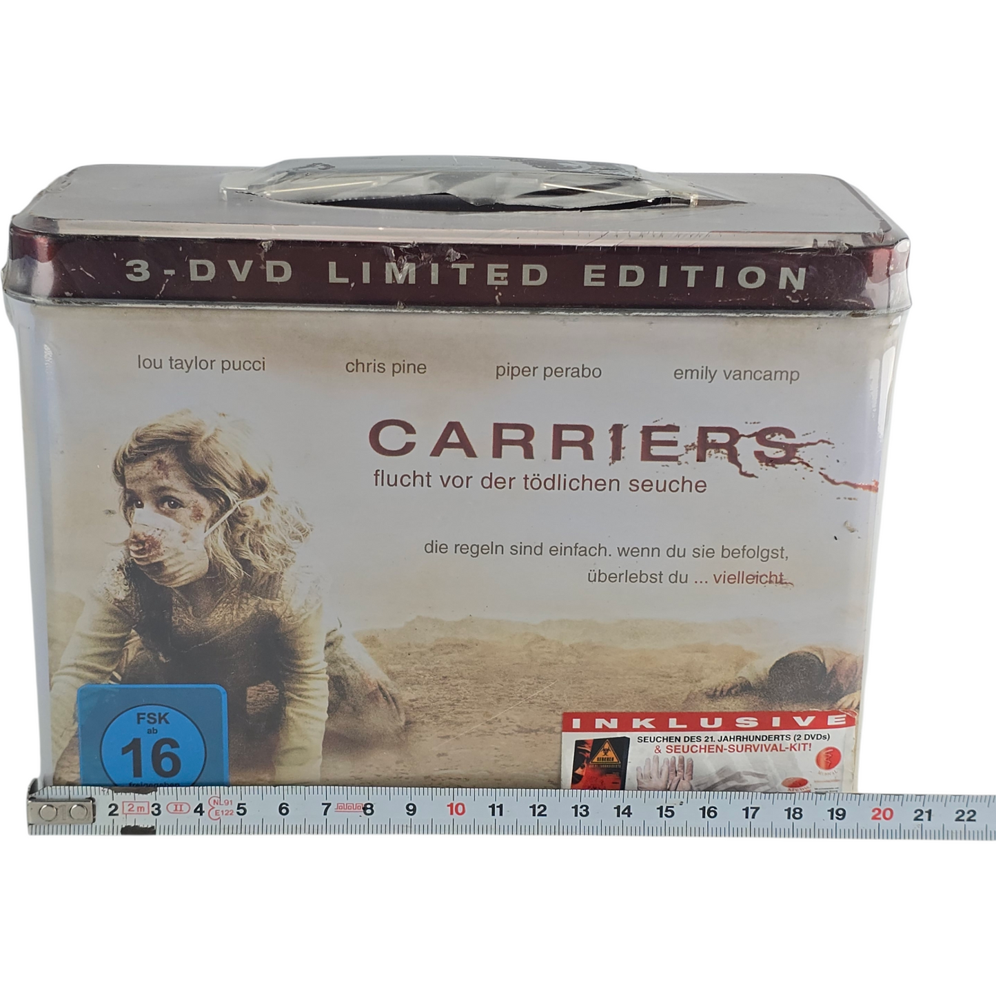 Carriers 3 x DVD Metal Box Collector's Limited Edition Zone B