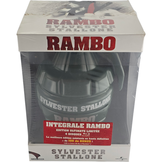 Rambo  Collection Blu-ray : 4 Films Collector Coffret Grenade Packaging Zone B