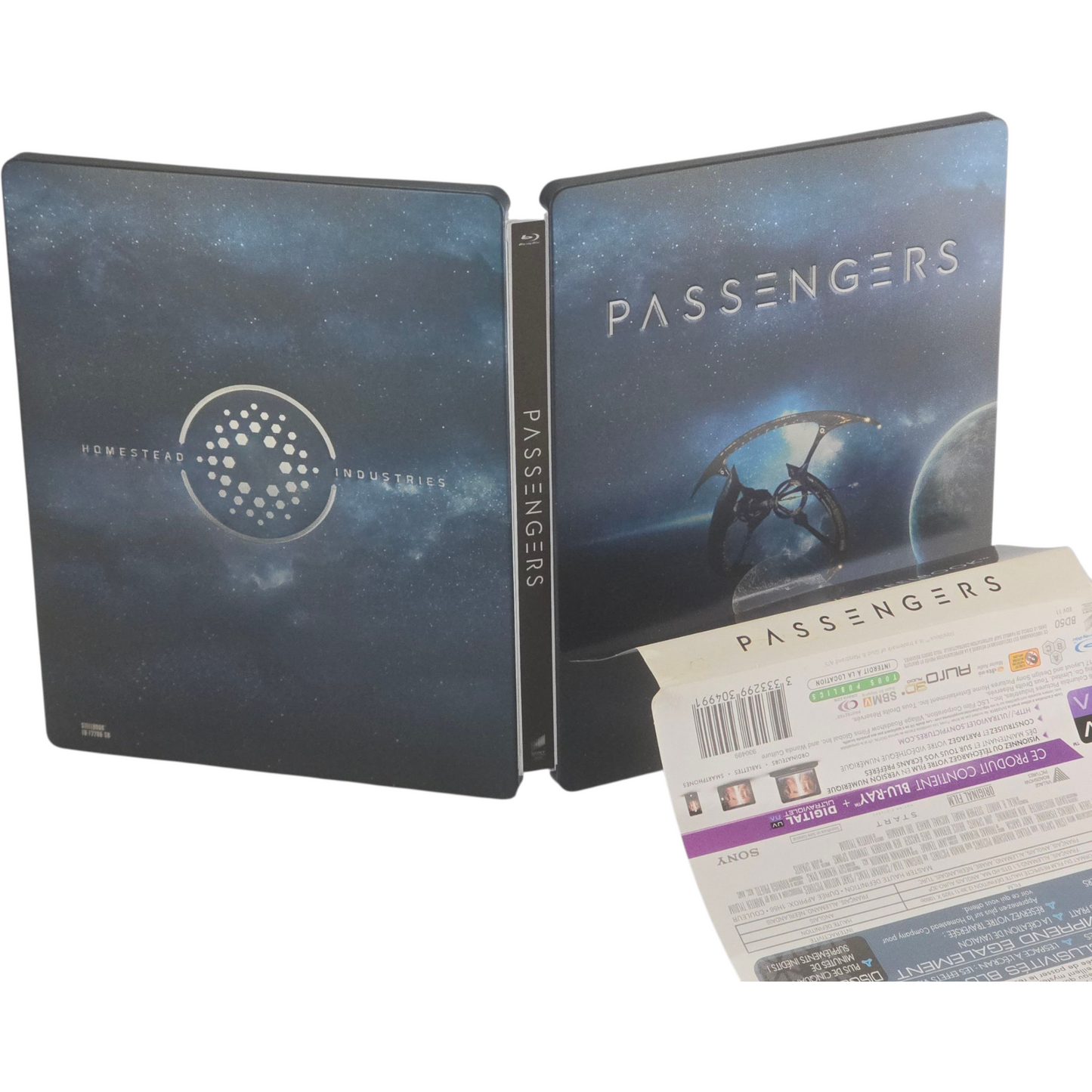 Passengers Blu-ray Steelbook Débossé Édt Ltd Jennifer Lawrence,Chris Pratt B