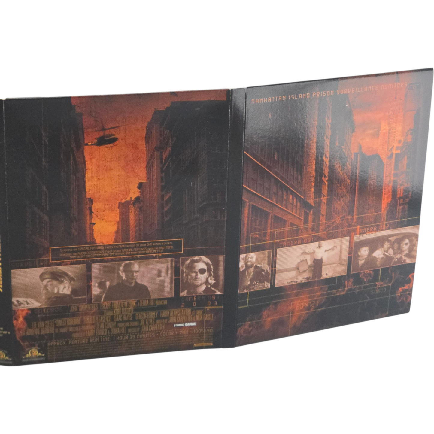 Escape from New York DVD DigiPack Collector John Carpenter Kurt Russel Zone 1