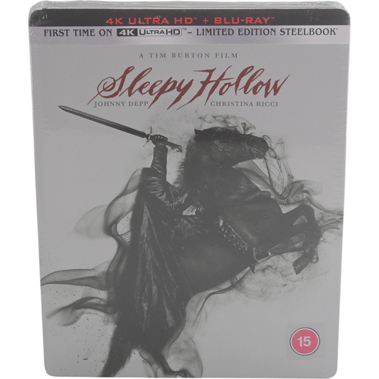 Sleepy Hollow SteelBook 4K + Blu-ray UK Johnny Depp Christina Ricci Tim Burton