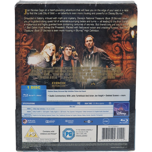 National Treasure 2: Book of Secrets (2007) – SteelBook Blu-ray – Zone B – vue 3