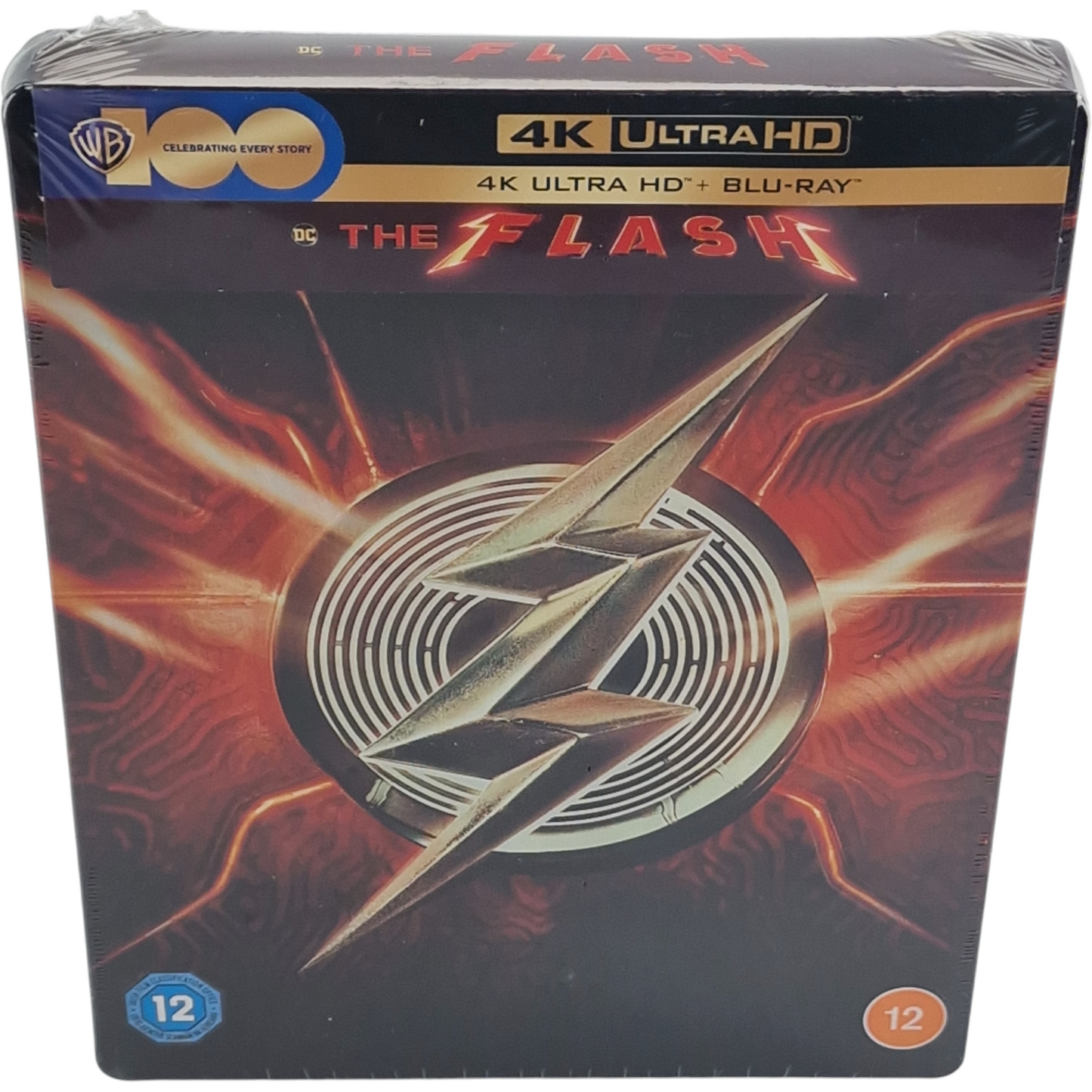 The Flash : SteelBook 4K Ultra HD + Blu-ray édt Ltd Ezra Miller, Michael Keaton