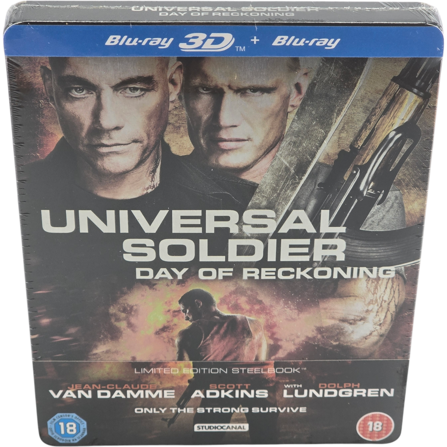 Universal Soldier: Day of Reckoning Steelbook Blu-ray 3D + 2D Van Damme  B [-18]