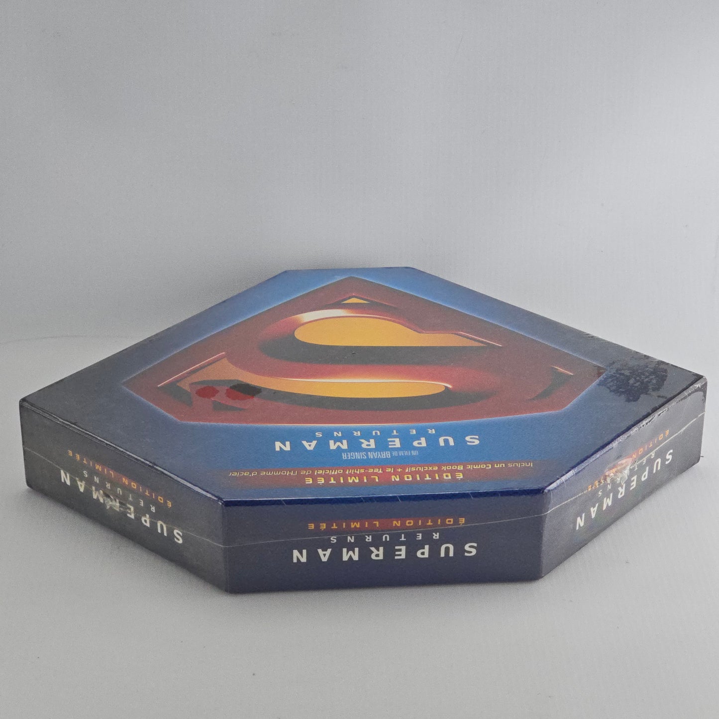 Superman returns 2X DVD Coffret Prestige Edt ltd+ 1 Tee-shirt officiel Superman Zone 2