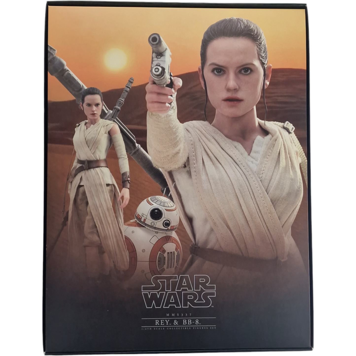 Star Wars VII 7 The Force Awakens  30 cm Hot Toys Movie Masterpiece 1/6 Rey & B