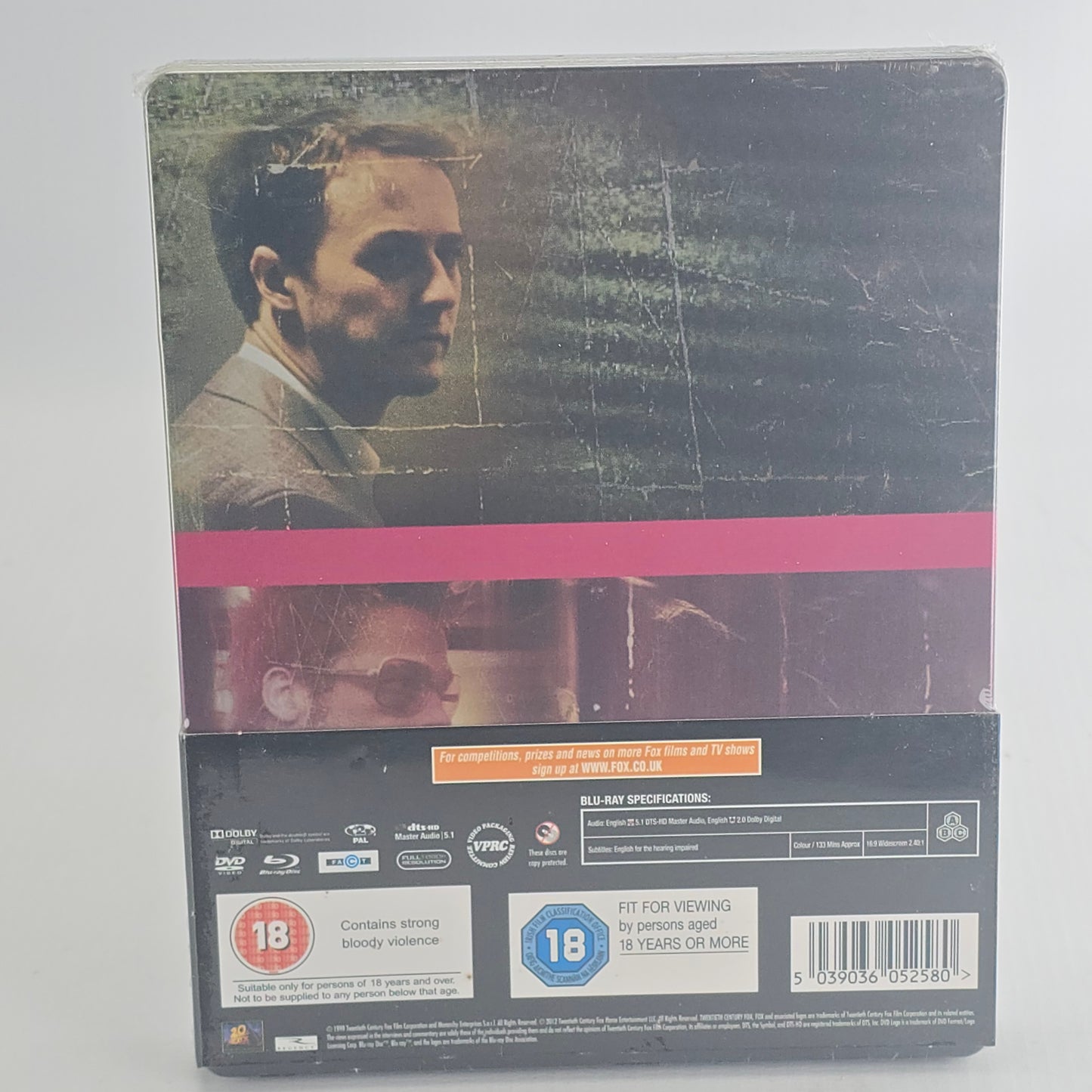 Fight Club SteelBook Blu-ray + DVD Zavvi édt Ltd Brad Pitt, Edward Norton Libre
