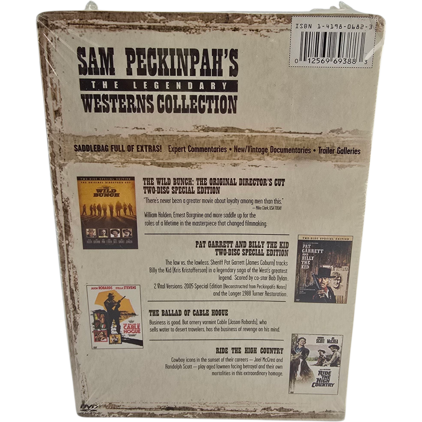 Sam Peckinpah's The Legendary Westerns Collection 6 DVD  Zone 1 – Import USA