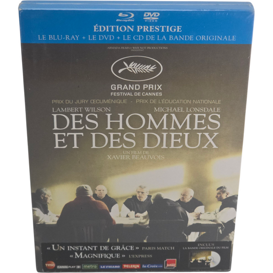 Des hommes et des dieux Blu-ray+ CD de la bande originale Lambert Wilson B