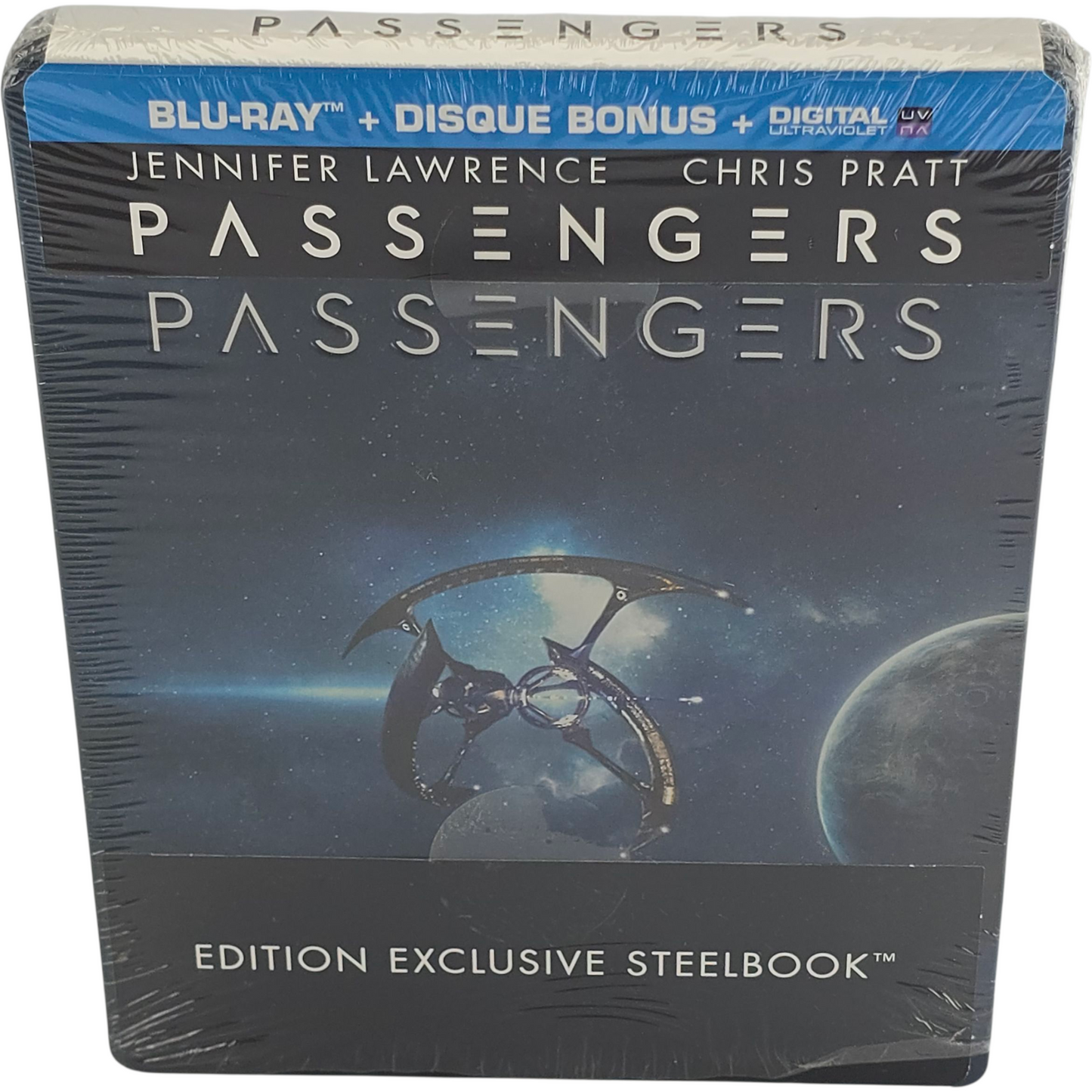 Passengers Blu-ray Steelbook Débossé Édt Ltd Jennifer Lawrence,Chris Pratt B