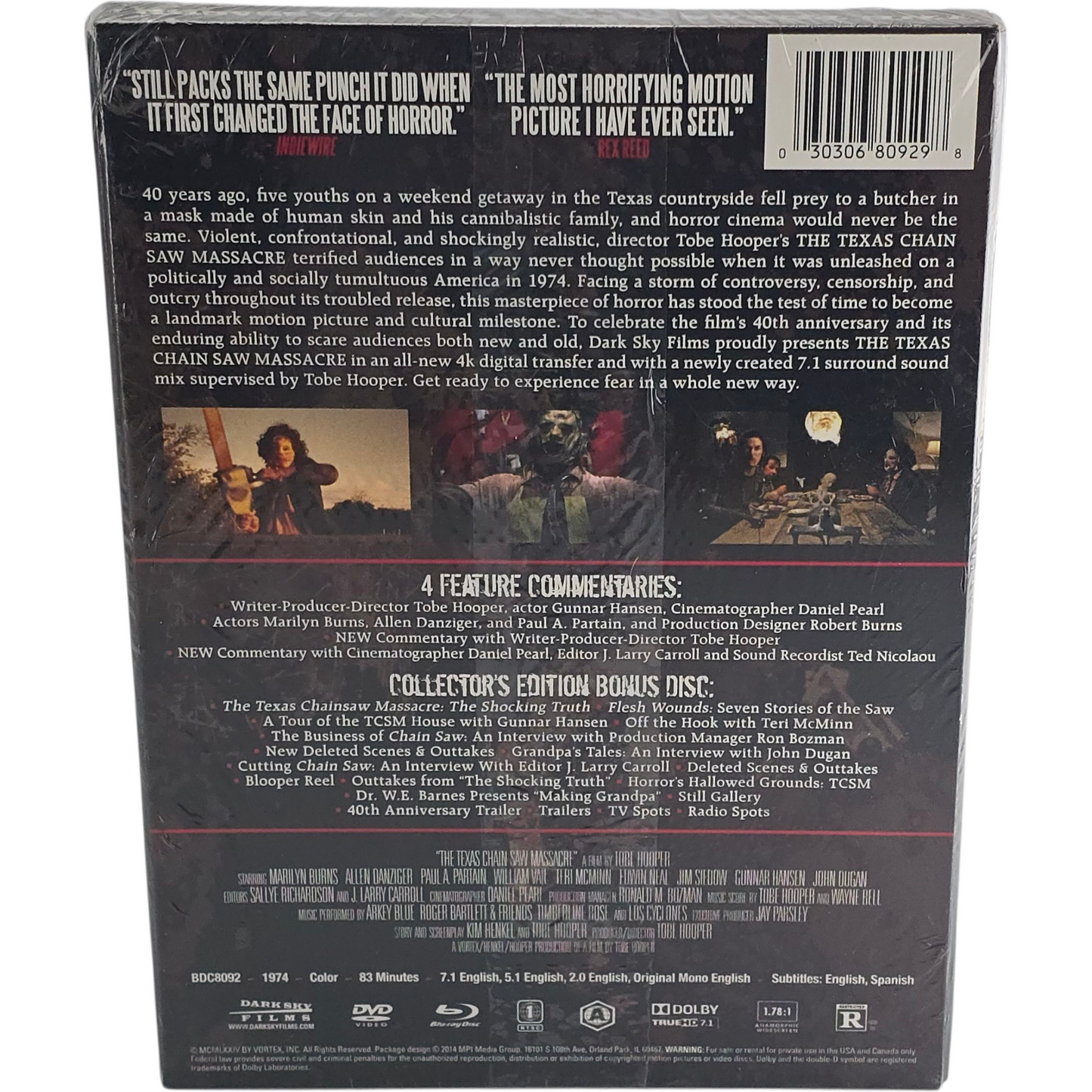 Massacre à la tronçonneuse DigiPack 2X Blu-ray 2X DVD Collector Region A  VO