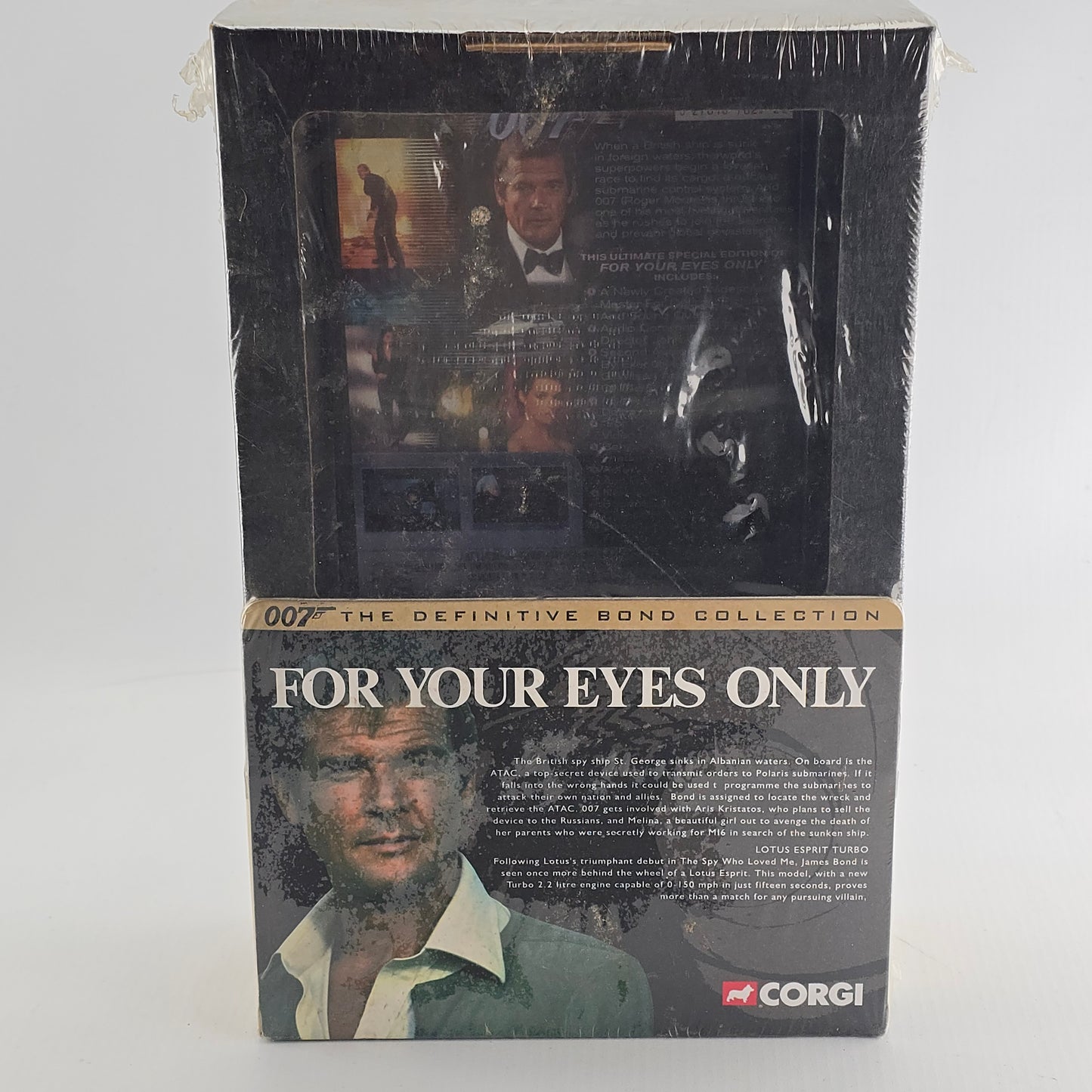 For Your Eyes Only 007 James bond DVD + Corgi Lotus Esprit Turbo (réf. 04701) Z A