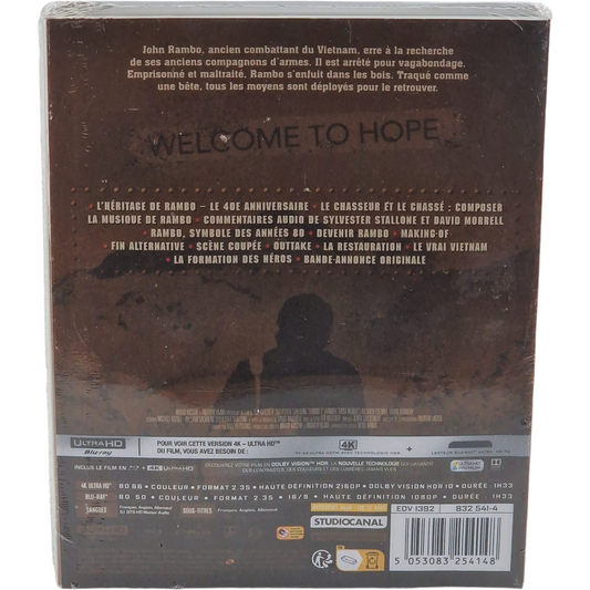 First Blood - Rambo - SteelBook 4K Ultra HD + Blu-ray - Visuel 3