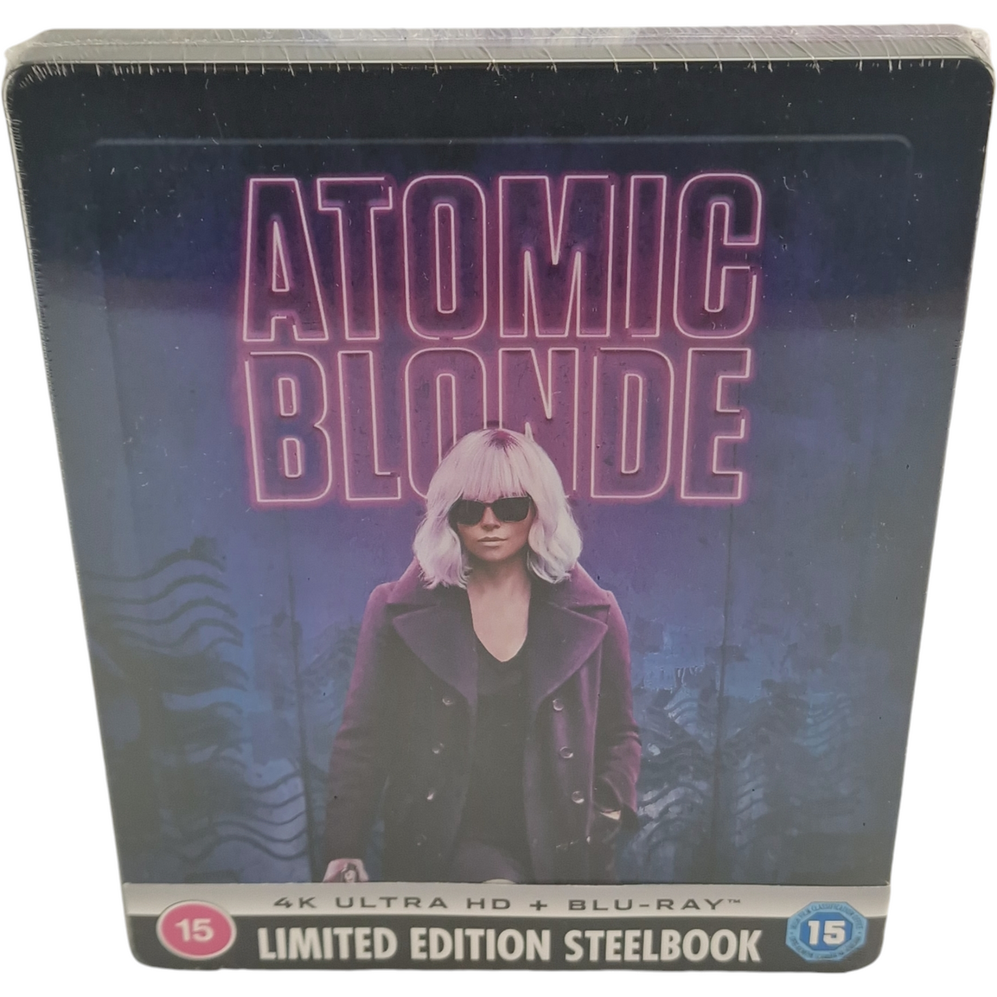 Atomic Blonde 4K Ultra HD + Blu-ray Steelbook Débossé Charlize Theron 2024  B